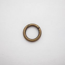 кольцо карабин 236/15 obr (цвет: старая латунь) купить