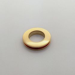 люверс круглый литой 3189 g, с резьбой (цвет: золото) (материал: латунь) купить