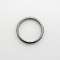 кольцо литое, плоское 2453/35 bnk (цвет: чёрный никель) купить