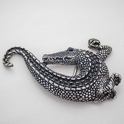 пряжка 9126/40 osi крокодил (цвет: старое серебро) купить