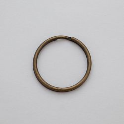 кольцо витое l102/26 obr (цвет: старая латунь) купить