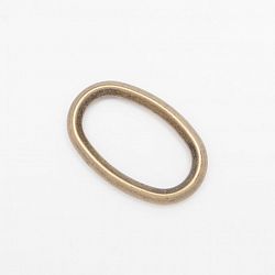 кольцо овальное литое m3603/40 obr (цвет: старая латунь) купить