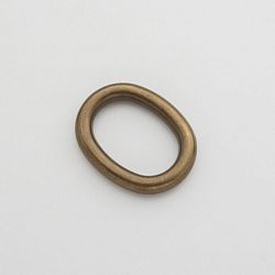 кольцо овальное литое 2706/30 d 6,0 obr (цвет: старая латунь) купить