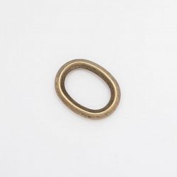 кольцо овальное литое m3603/25 obr (цвет: старая латунь) купить
