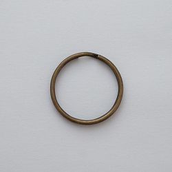 кольцо витое l102/21 obr (цвет: старая латунь) купить