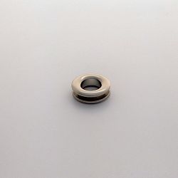 люверс круглый литой 2401 nk, с резьбой (цвет: никель) (материал: латунь) купить
