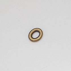 кольцо овальное литое 2706/10 d 5,0 obr (цвет: старая латунь) купить