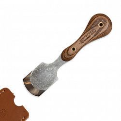 нож шорный петроградъ, модель 1, односторонняя заточка, полукруглая рк купить