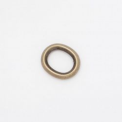 кольцо овальное литое m3603/20 obr (цвет: старая латунь) купить