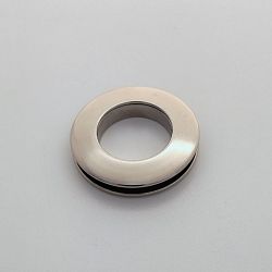 люверс круглый литой 3189 nk, с резьбой (цвет: никель) (материал: латунь) купить