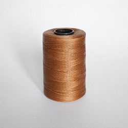 нитки c 1,0/500м 1-569f, плетёные, плоские, вощёные (цвет: светло-коричневый) купить