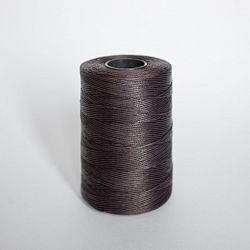 нитки c 1,0/500м 1616f, плетёные, плоские, вощёные (цвет: коричневый) купить