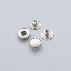 кнопка для папок 9bмм nk 50 (цвет: никель) (упаковка: 50 шт.) (материал: латунь) купить