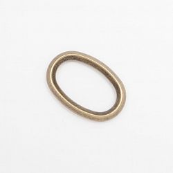 кольцо овальное литое m3603/35 obr (цвет: старая латунь) купить