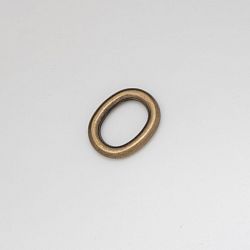 кольцо овальное литое 2706/25 d 6,0 obr (цвет: старая латунь) купить
